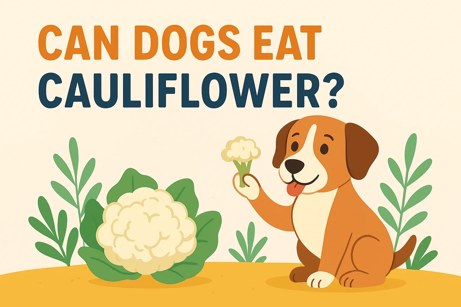 can dogs eat cauliflower