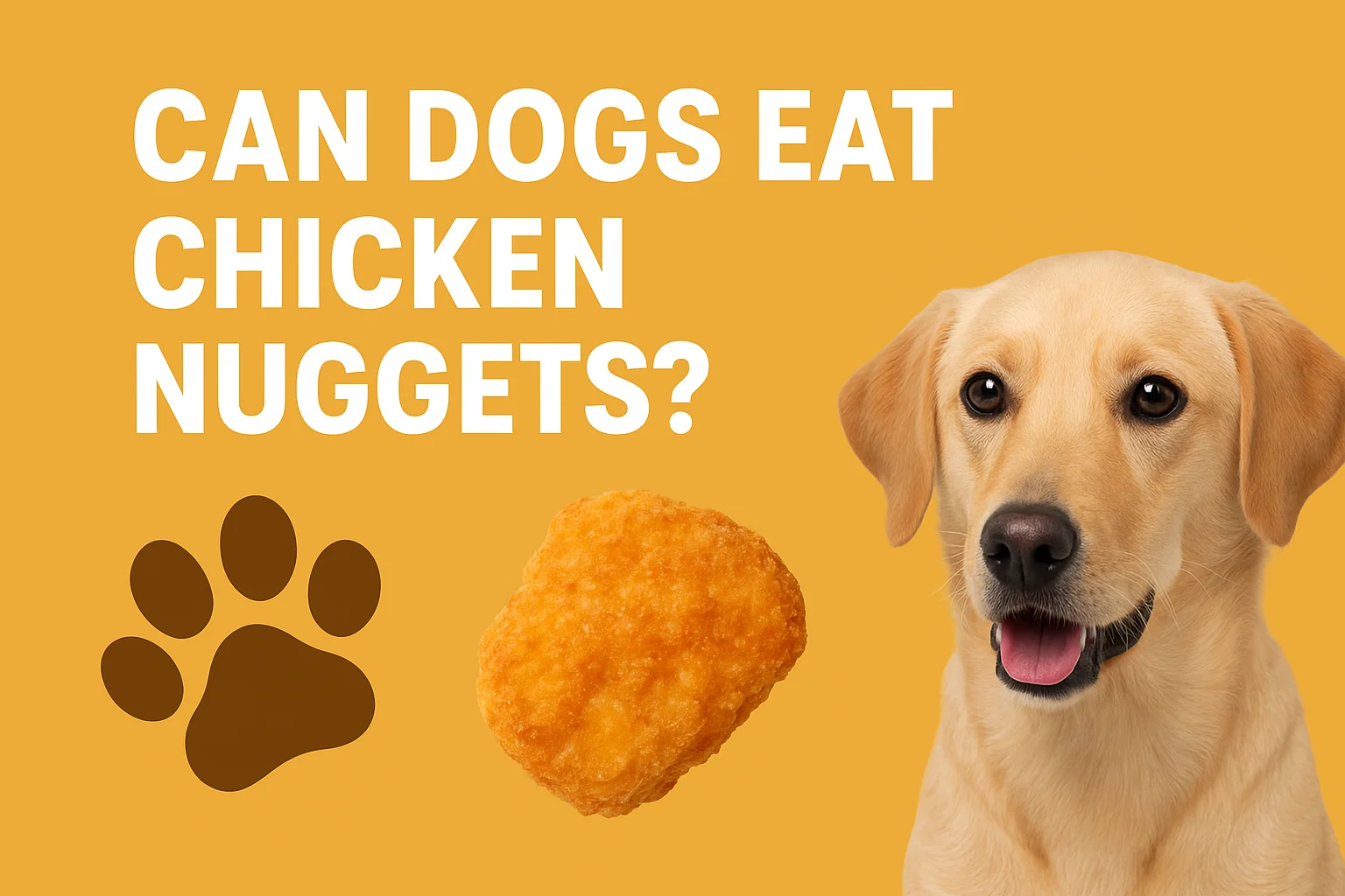 can dogs eat chicken nuggets