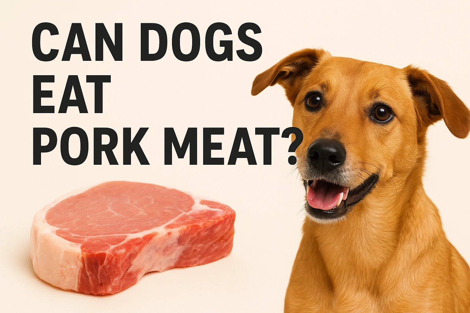 can dogs eat pork meat