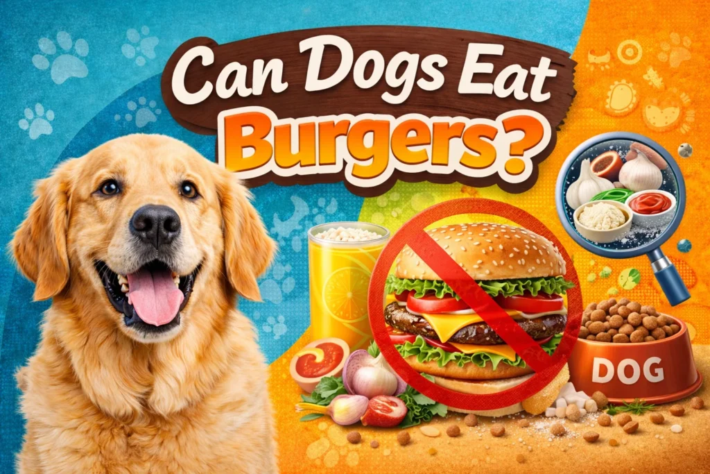 can dogs eat burgers?
