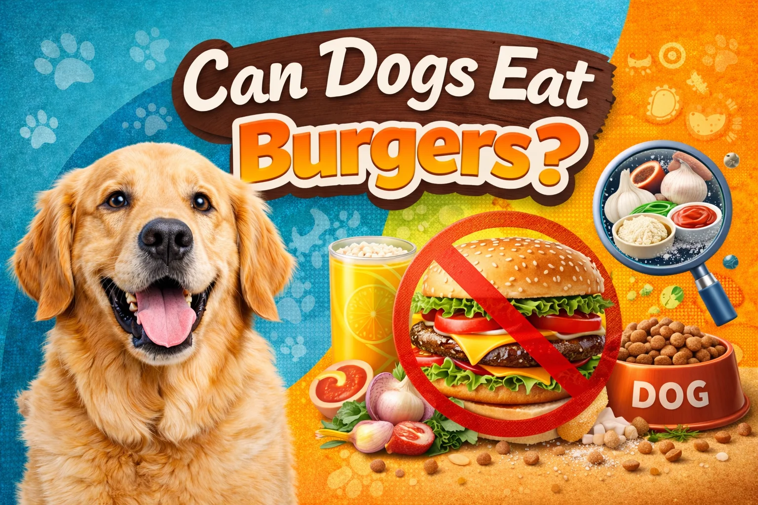 can dogs eat burgers?