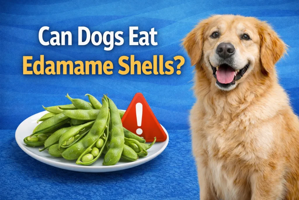 can dogs eat edamame shells?