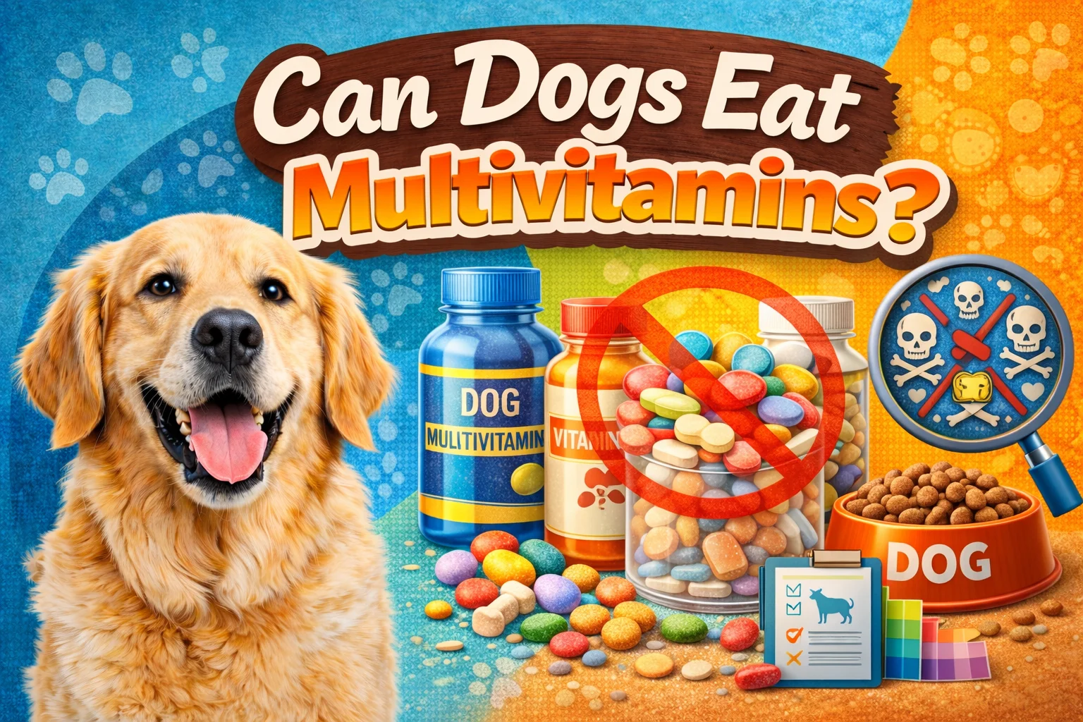 can dogs eat multivitamins?