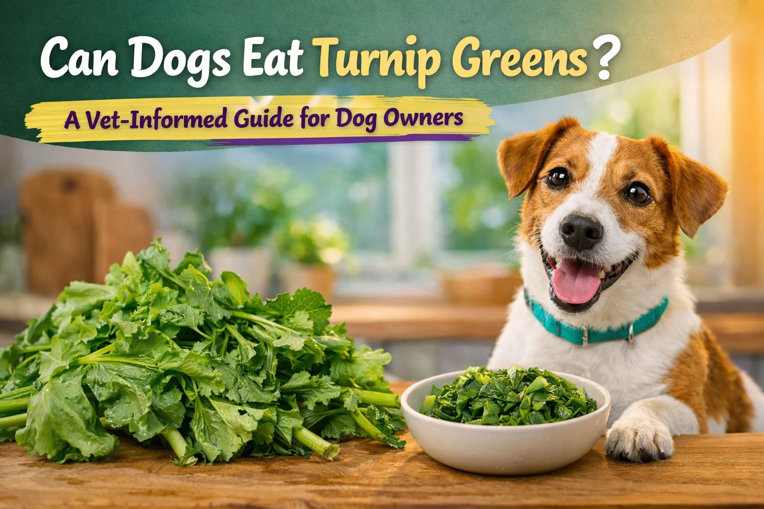 can dogs eat turnip greens