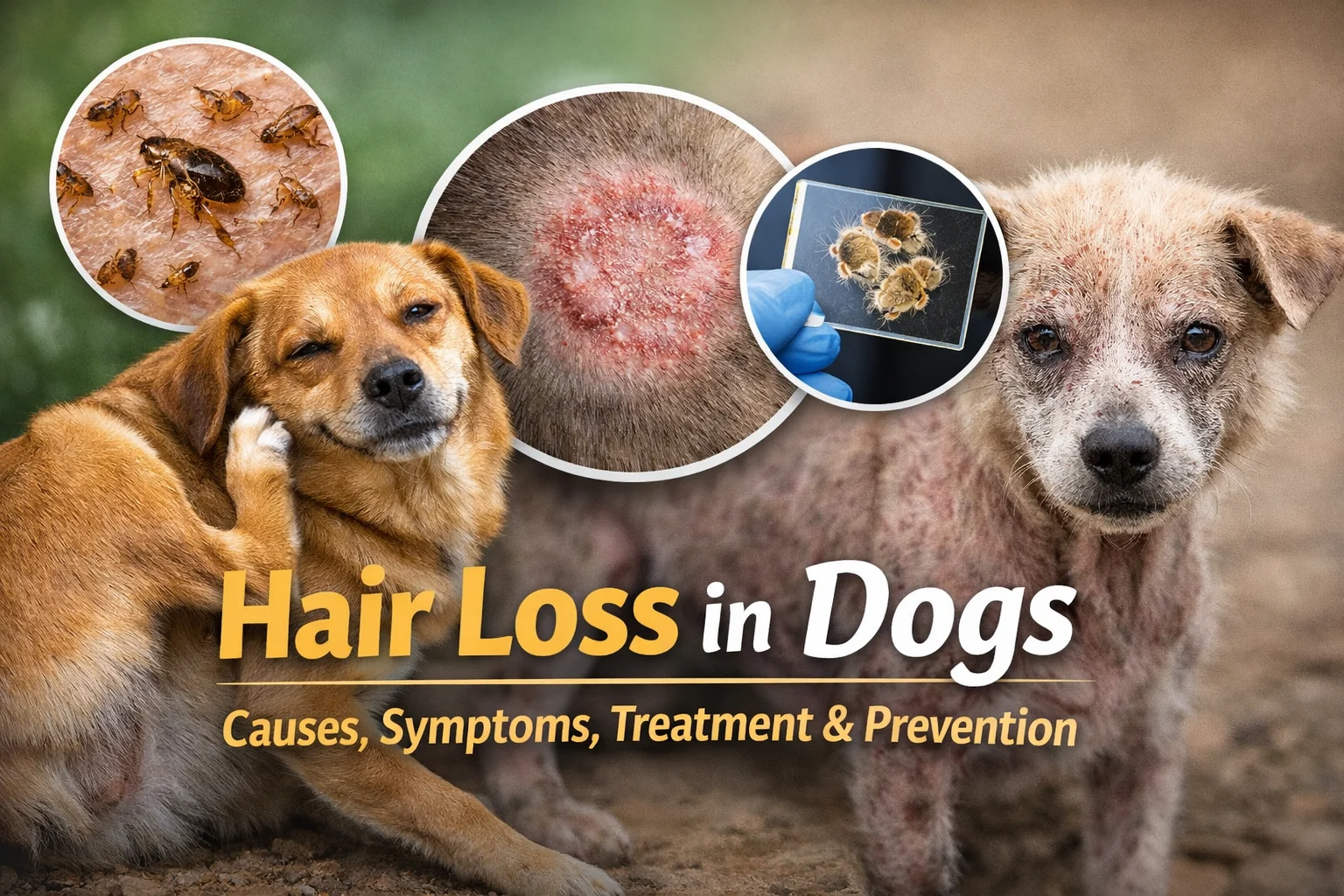 Hair loss in dogs