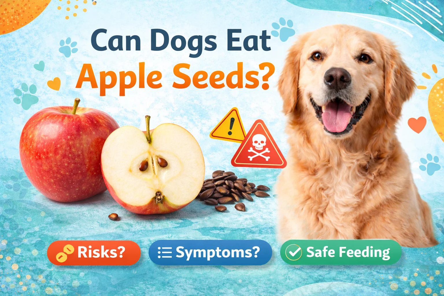 can dogs eat apples seeds