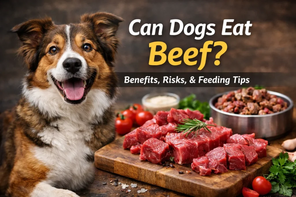 can dogs eat beef?