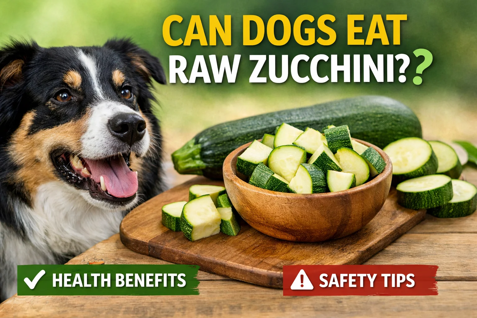 can dogs eat raw zucchini?
